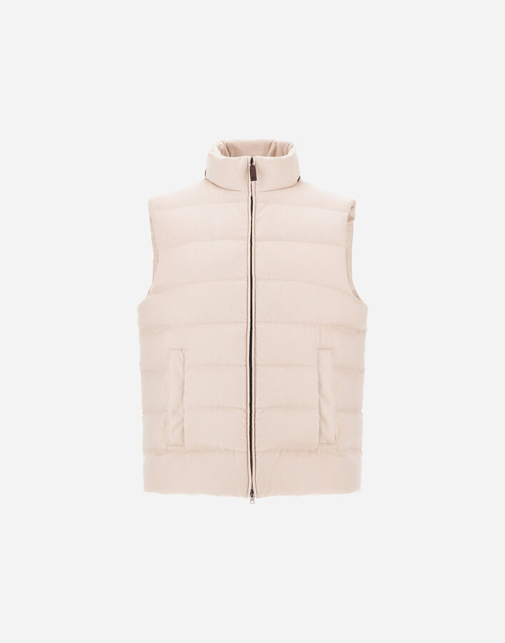 Herno CASHMERE AND SILK VEST WITH MONOGRAM  PI001383U380871985
