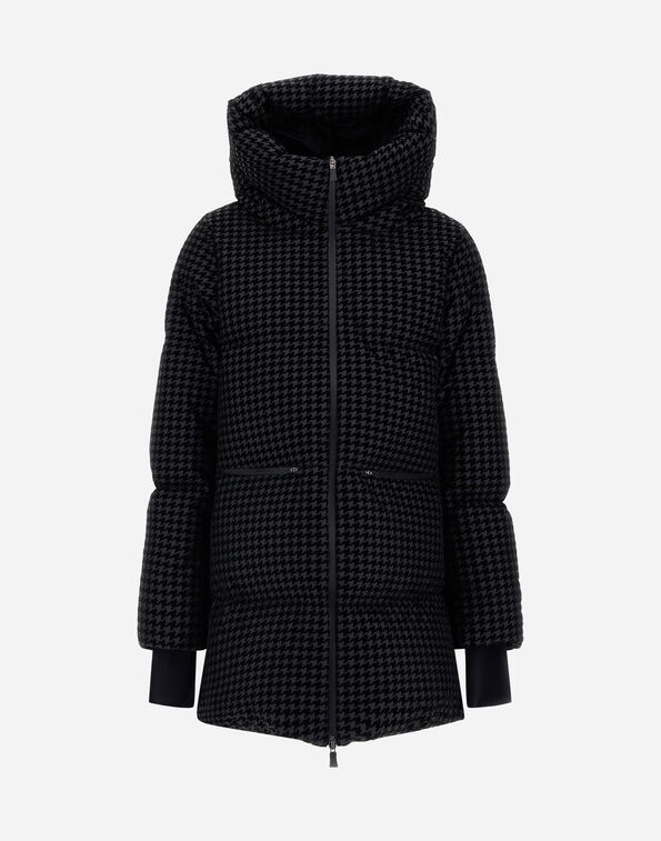 Herno PARKA IN TECH HOUNDSTOOTH AND 2-LAYER WINDSTOPPER  PI002110D127609300