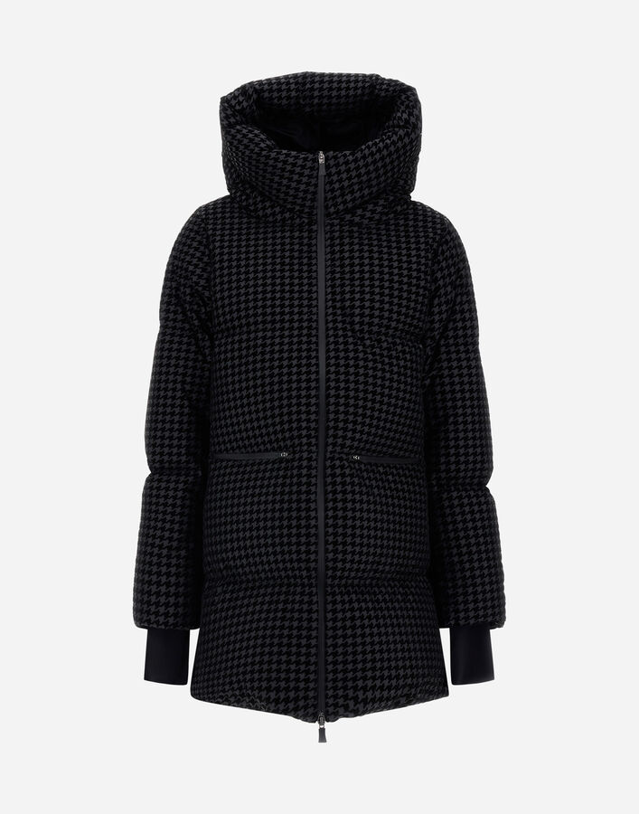 Herno PARKA IN TECH HOUNDSTOOTH AND 2-LAYER WINDSTOPPER  PI002110D127609300