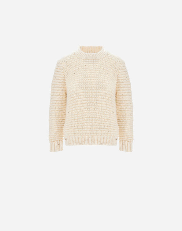 Herno RESORT SWEATER IN ALPACA AND LUREX BLEND  MG00050DR703351100