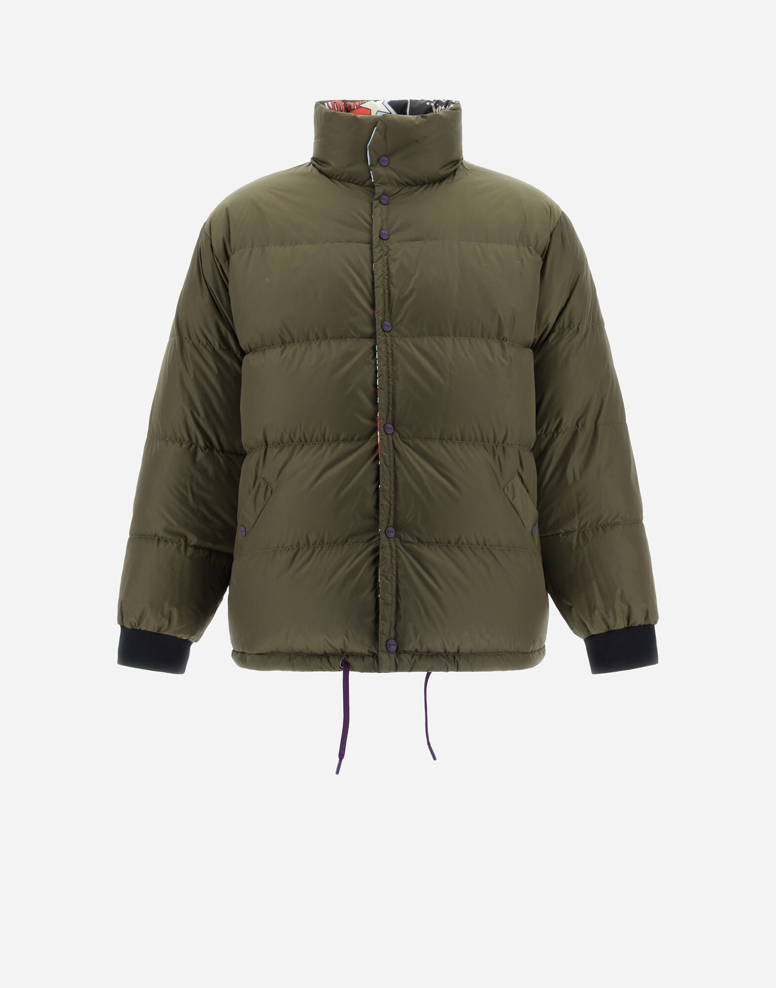 Herno reversible hooded coat - Green