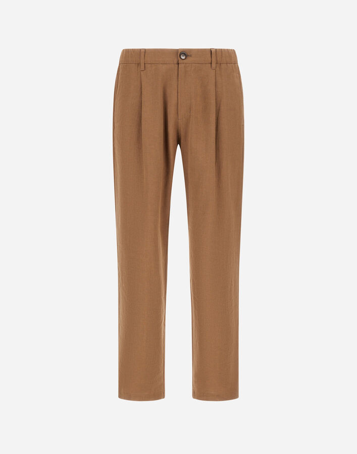 Herno TROUSERS IN COTTON LINEN POPELINE  PT000185U171472157