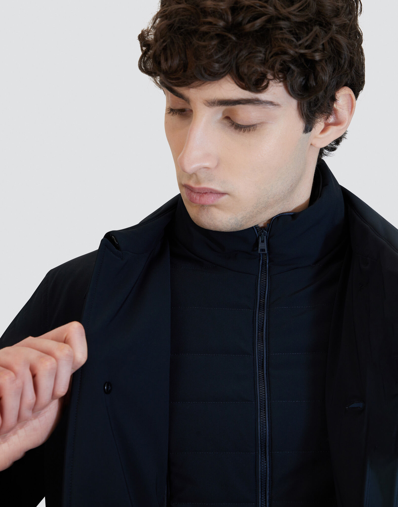 TRENCH COAT IN WASHINGTON in Navy Blue for Men | Herno®