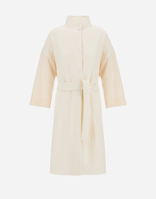 Herno RESORT COAT IN DOUBLE-LAYERED WOOL FABRIC  GC00079DR334151000