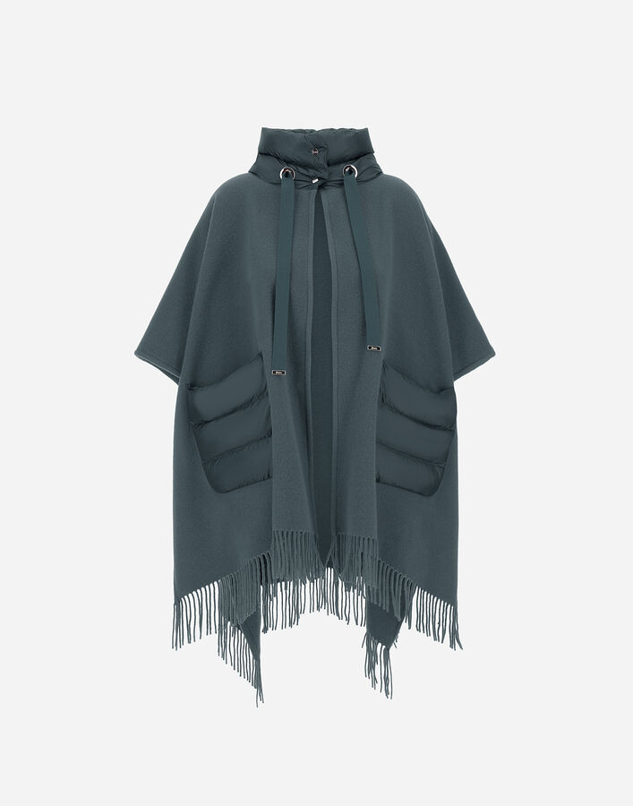 Herno RESORT PONCHO IN WARMY & NYLON ULTRALIGHT  GC00066DR333959123