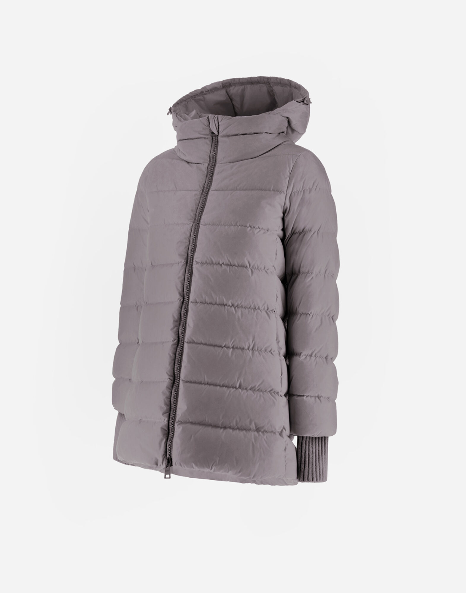 A-SHAPE JACKET IN NYLON CHAMONIX in Grey for Women | Herno®