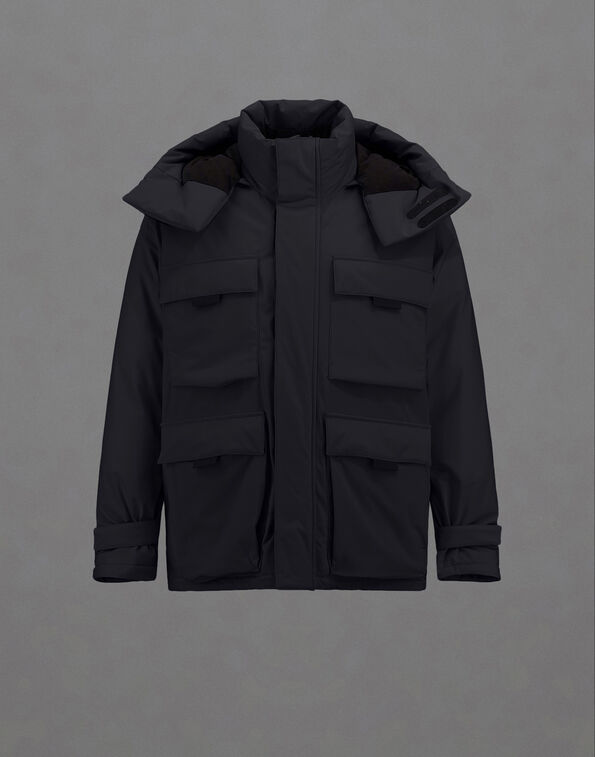 Herno LAMINAR SHORT PARKA IN STRETCH DOWN  PI00395UL128989300