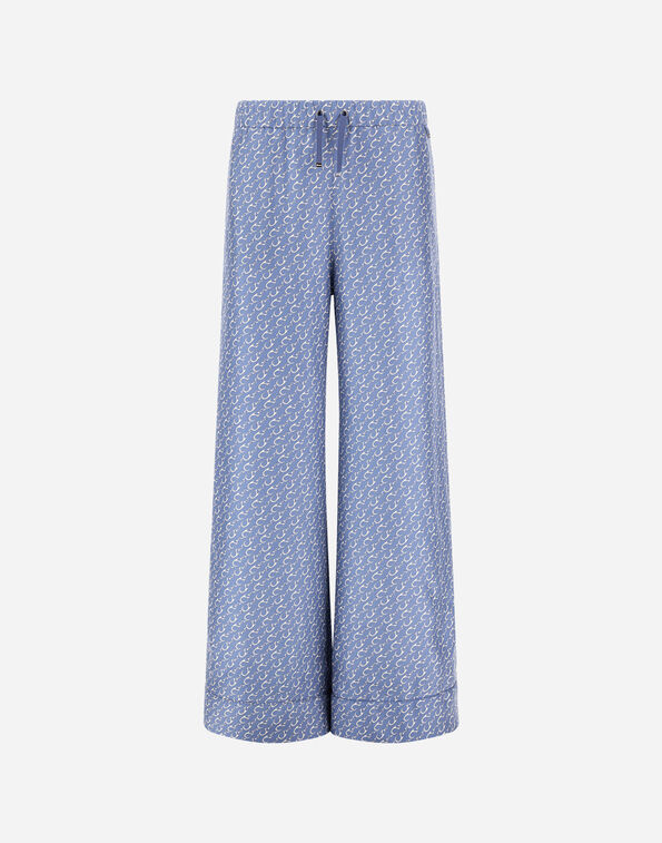Herno TROUSERS IN ICONIC PRINT SILK  PT000210D16009P9128