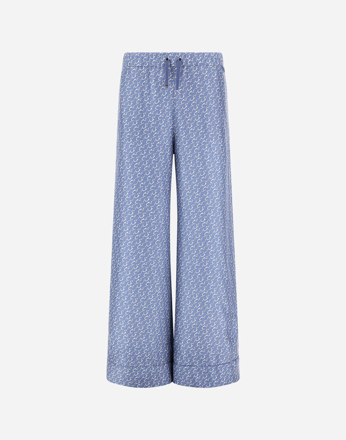 Herno TROUSERS IN ICONIC PRINT SILK  PT000210D16009P9128