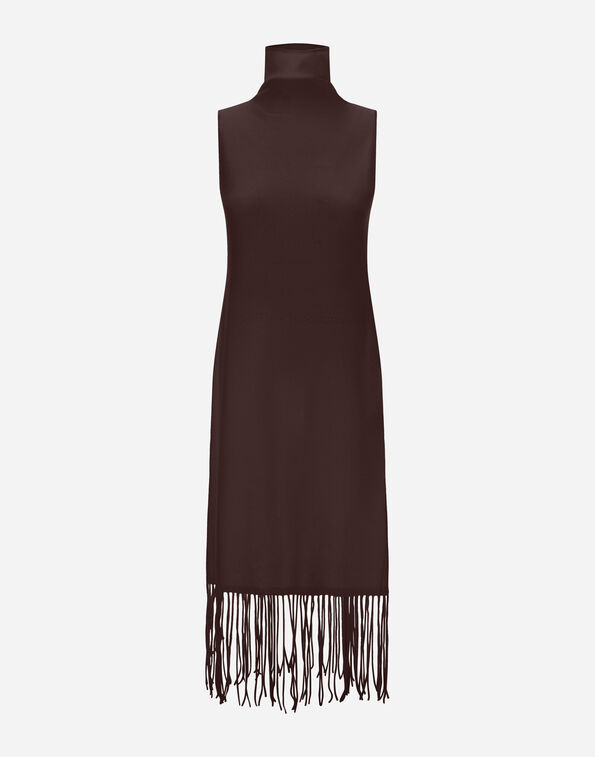 Herno WOOL AND CASHMERE STOCKING-STITCH DRESS  MAB00011D703828800