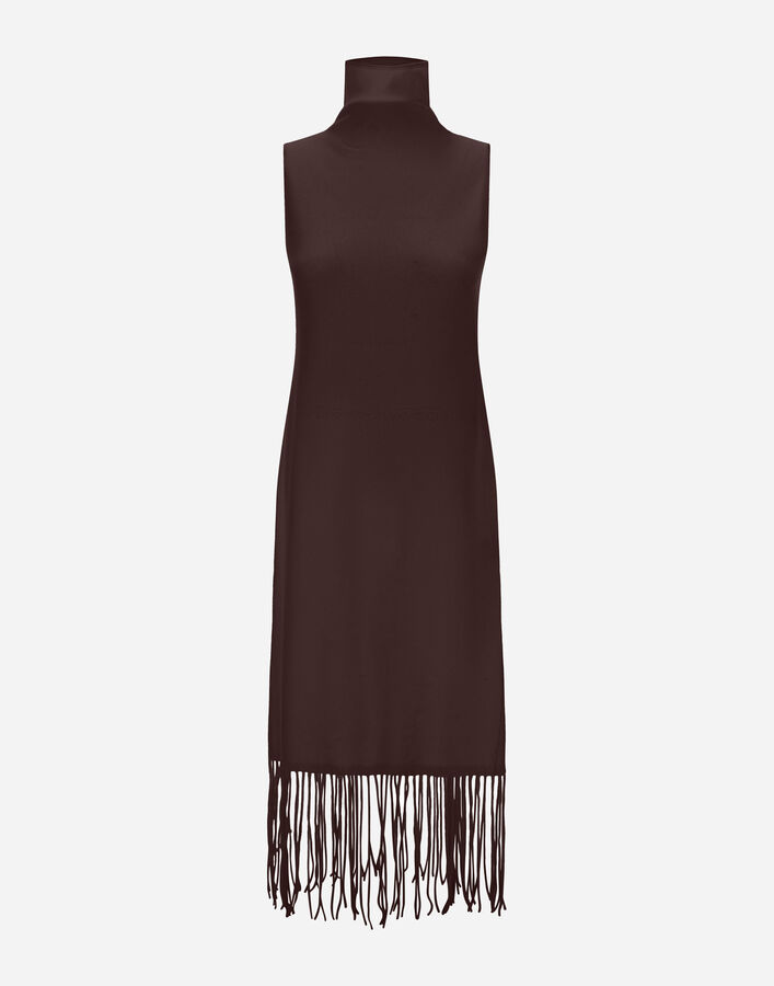 Herno WOOL AND CASHMERE STOCKING-STITCH DRESS  MAB00011D703828800