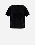 Herno T-SHIRT IN MARBLED VELVET  JG000251D12639S9300