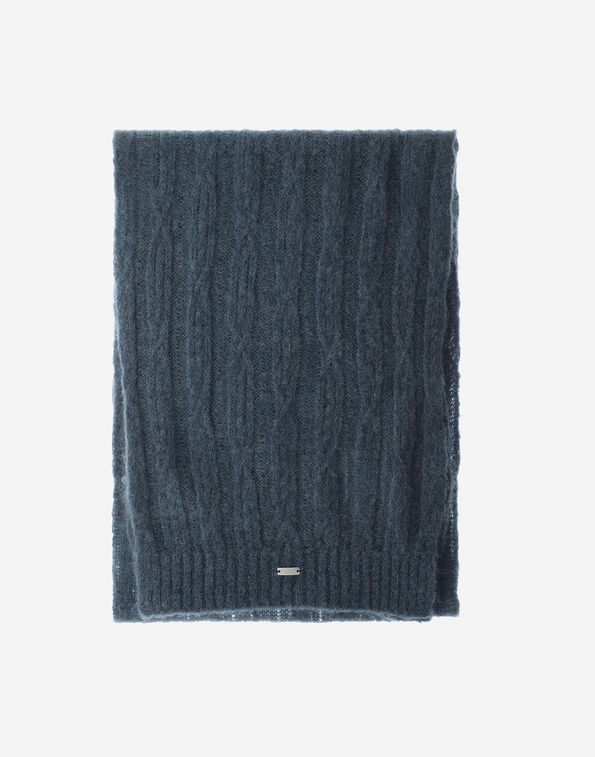 Herno RESORT SCARF IN CABLE KNIT ALPACA WOOL  SCP0006DR702759123