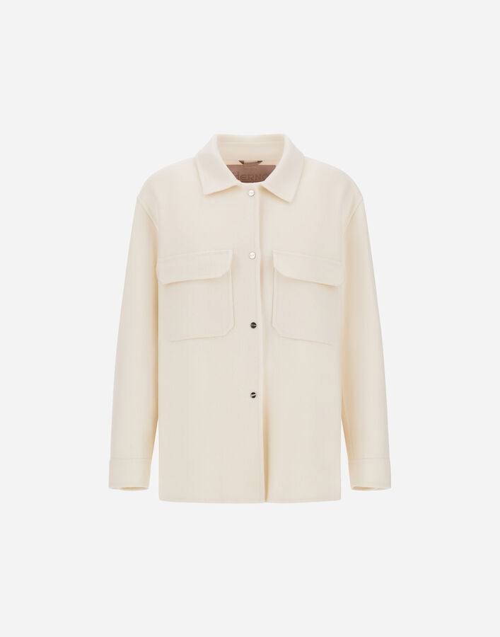 Herno RESORT SHACKET IN DOUBLE FACED PURE WOOL  GI00046DR334491100