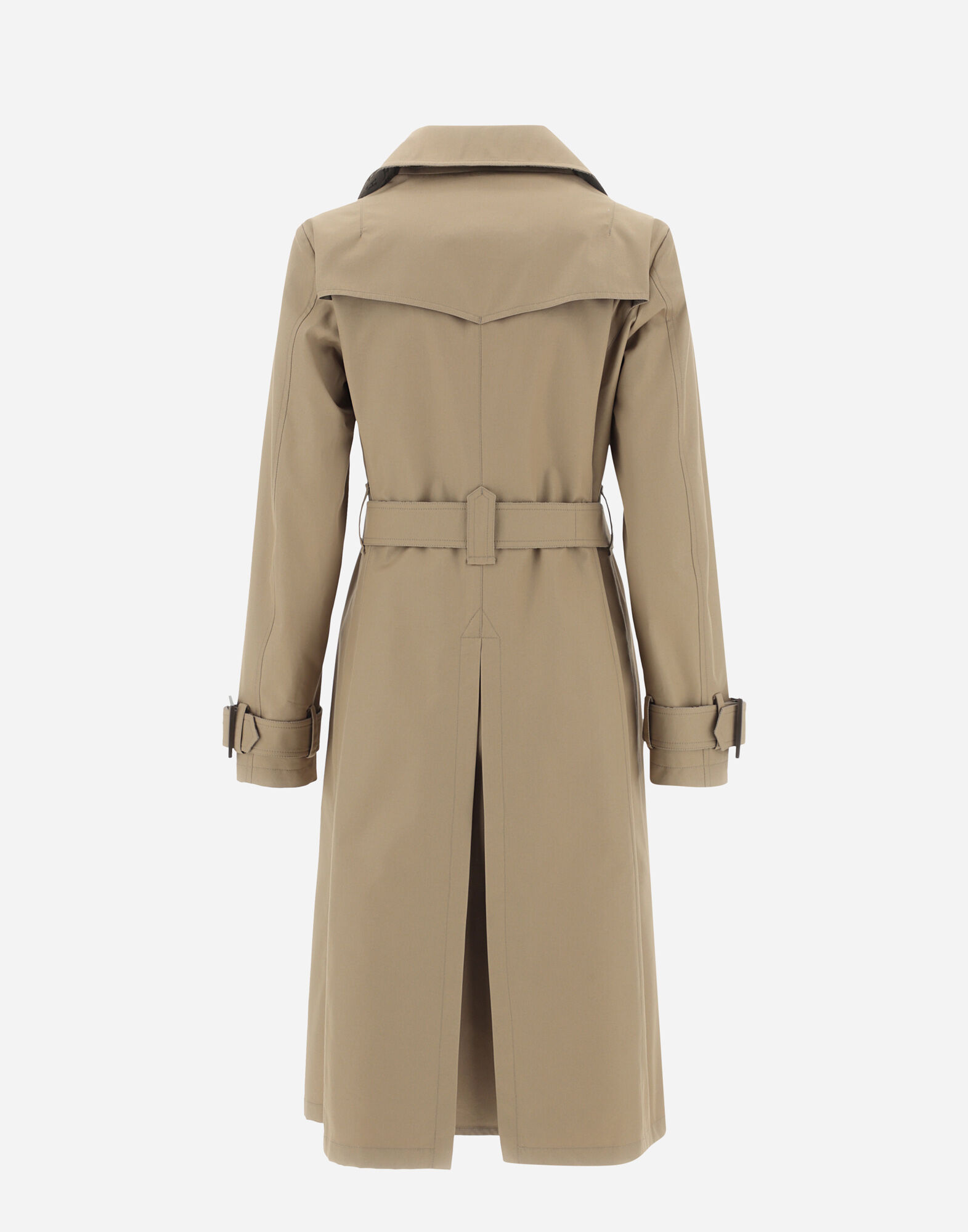 TRENCH COAT IN DELON & MONOGRAM in Sand for Women | Herno®