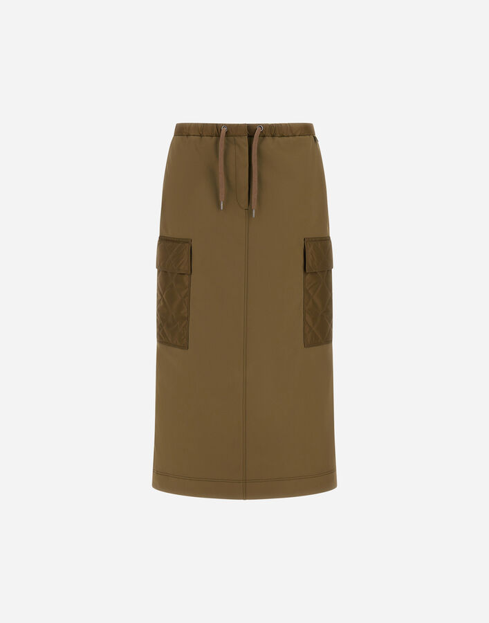 Herno SKIRT IN COTTON FEEL AND NYLON CHAMONIX  GN000067D125317740