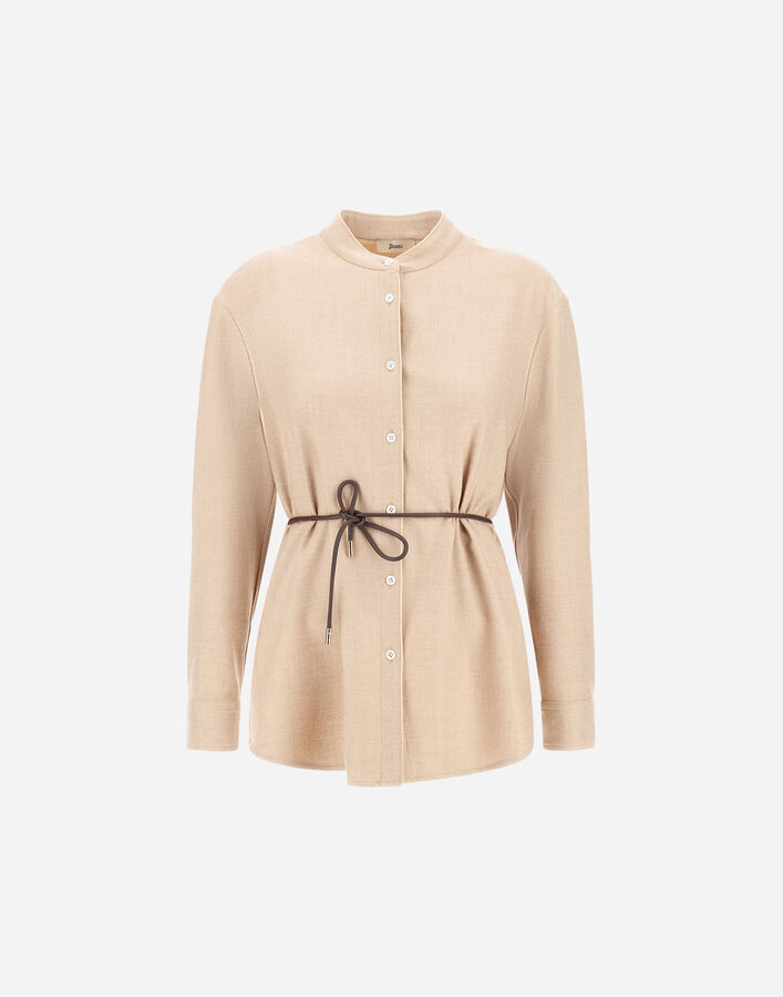 Herno SHIRT IN BI-STRETCH LUREX WOOL  CM000024D334671985