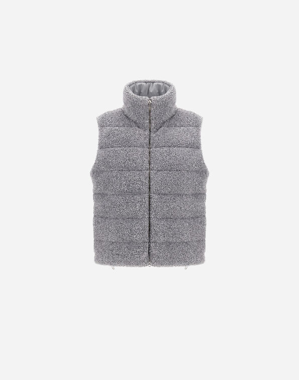 Herno RESORT VEST IN WOOL-BLEND MELANGE FLANNEL  PC00003DR128959410