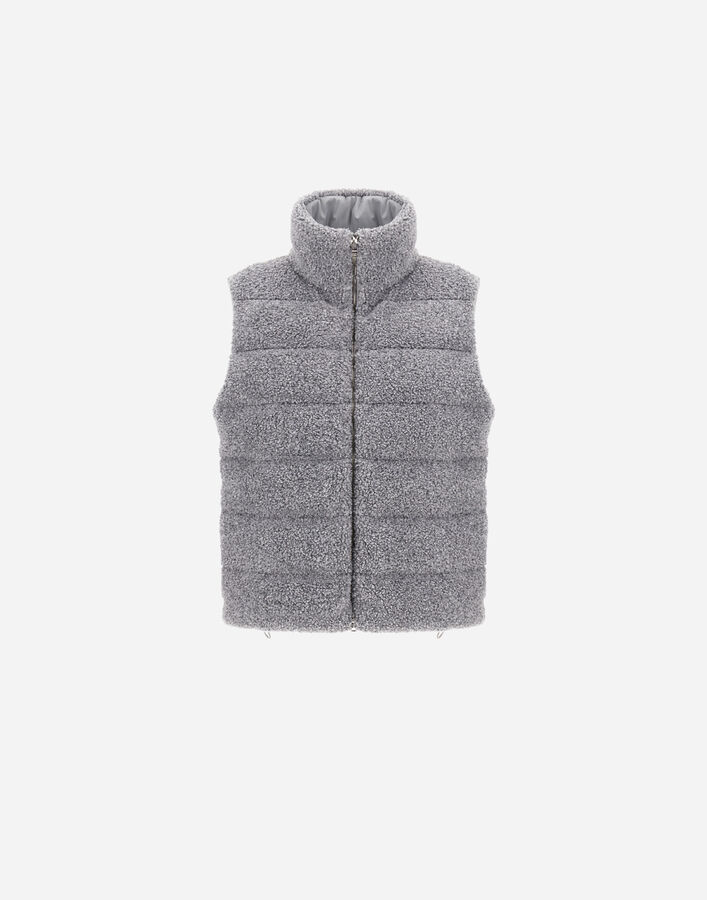 Herno RESORT VEST IN WOOL-BLEND MELANGE FLANNEL  PC00003DR128959410