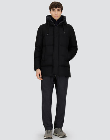 JACKET IN CASHMERE, SILK AND ECOAGE in Black for Men | Herno®