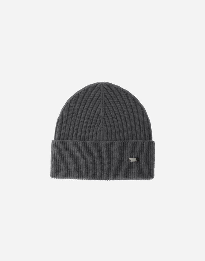 Herno BEANIE IN DOUBLE RIB WOOL  BER00042U702929460