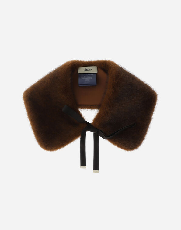 Herno MINK-EFFECT FUR-TOUCH SCARF  COL00010D127398800