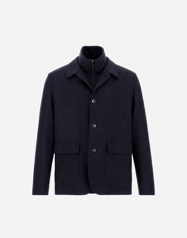 Herno RESORT BLAZER IN CASHMERE AND SILK  GA00023UR380879200