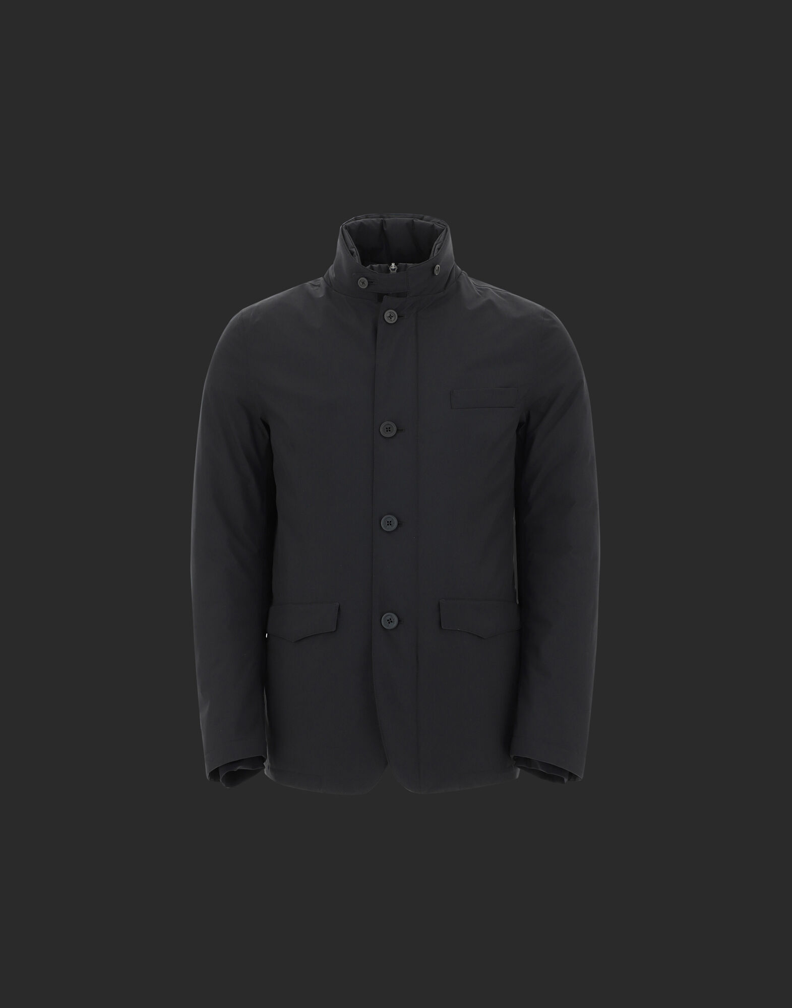 LAMINAR GORE-TEX 2LAYER COAT in Black for Men | Herno®