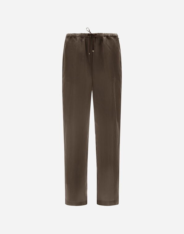 Herno RESORT TROUSERS IN NEW LINEN  PT00040DR17105Z8810
