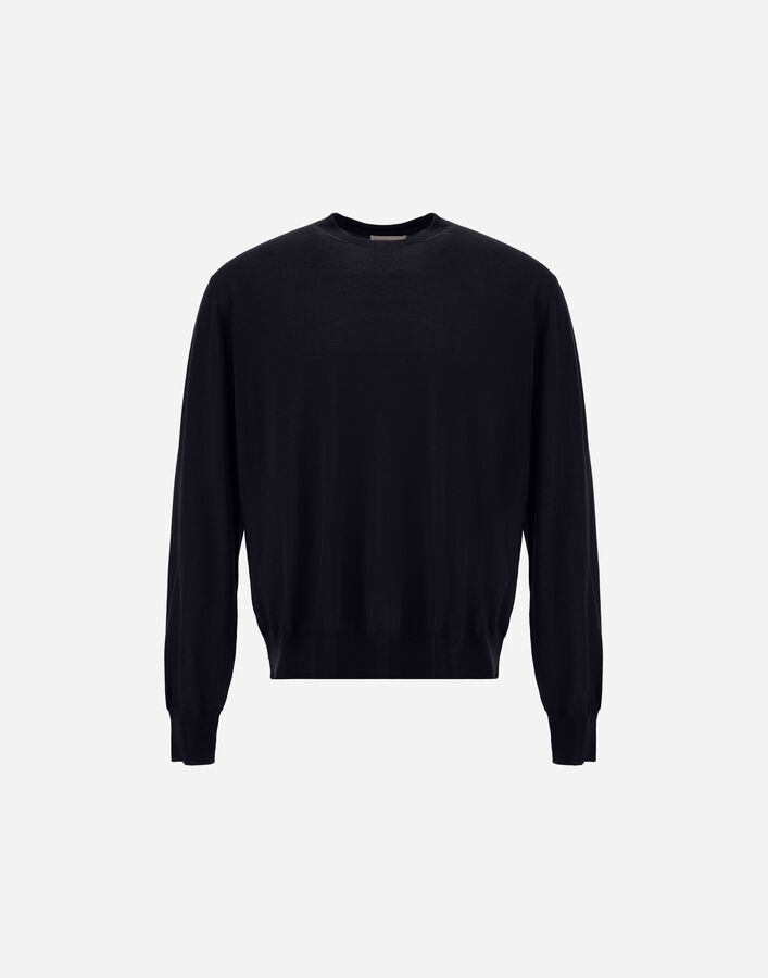 Herno RESORT SWEATER IN WOOL AND SILK  MG00043UR700259280