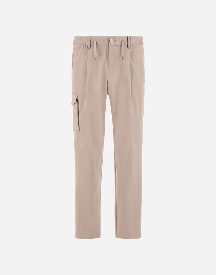 Herno RESORT TROUSERS IN STRETCH COTTON  PT00050UR133281985
