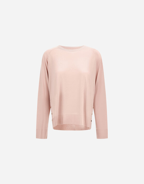 Herno LONG-SLEEVED T-SHIRT IN GLAM KNIT&nbsp;EFFECT  JG000311D520564035