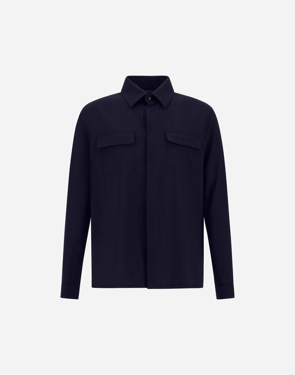 Herno SHIRT IN BI-STRETCH WOOL  CM000022U334889200