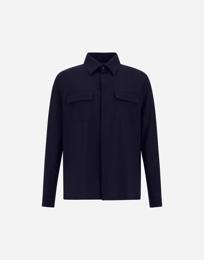 Herno SHIRT IN BI-STRETCH WOOL  CM000022U334889200