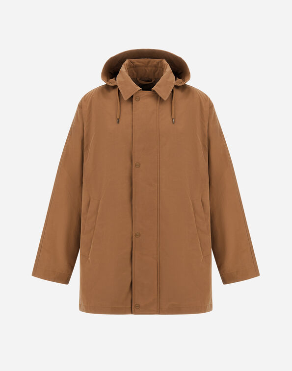 Herno SHORT PARKA IN WAXED COTTON BLEND  IM000405U133142157