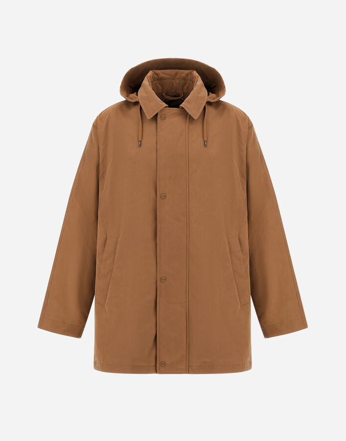 Herno SHORT PARKA IN WAXED COTTON BLEND  IM000405U133142157