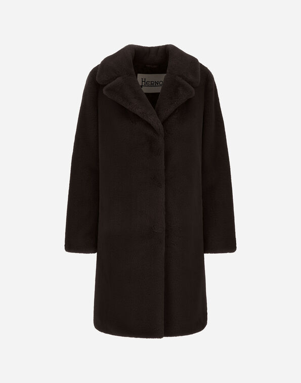 Herno ALPACA JACKET WITH FRINGING  GC000611D124228895