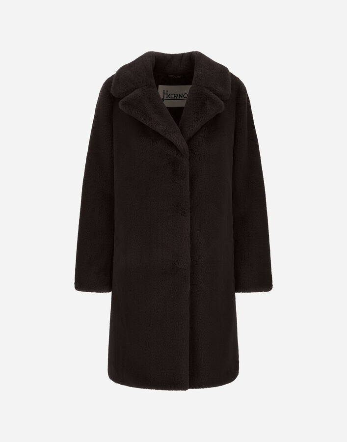 Herno ALPACA JACKET WITH FRINGING  GC000611D124228895