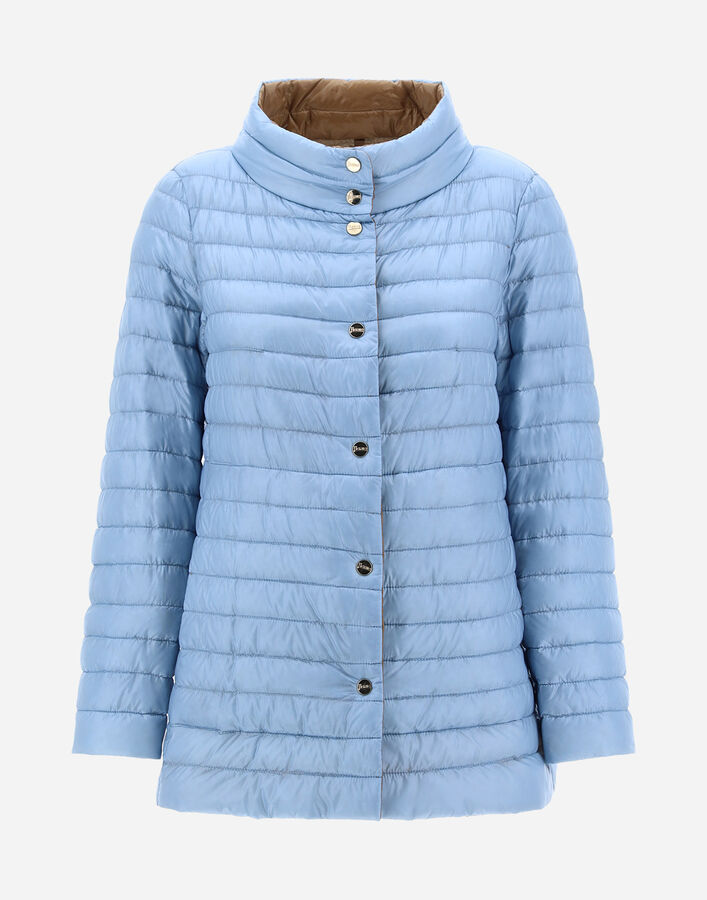 Herno Women's Reversible Padded Coat Blue