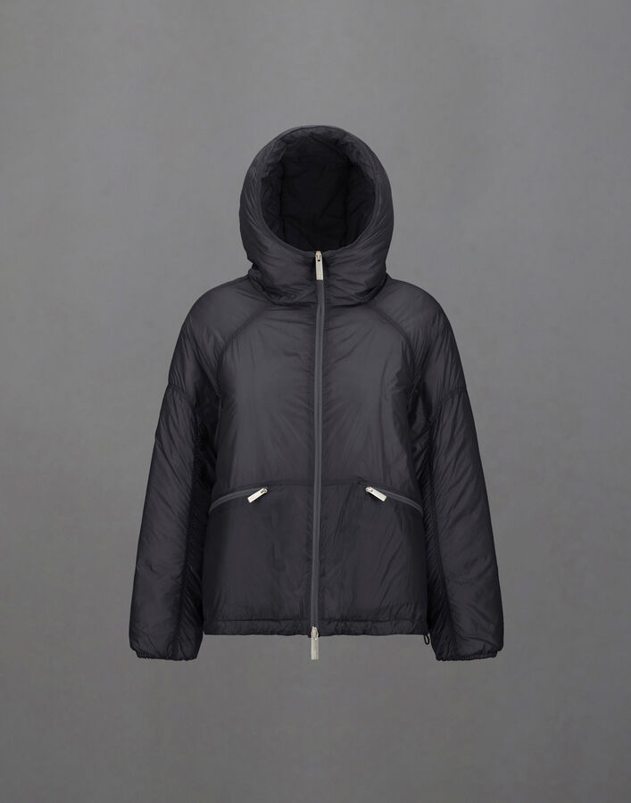 Herno LAMINAR HOODED JACKET IN QUILTED RIPSTOP  GI00139DL128439300