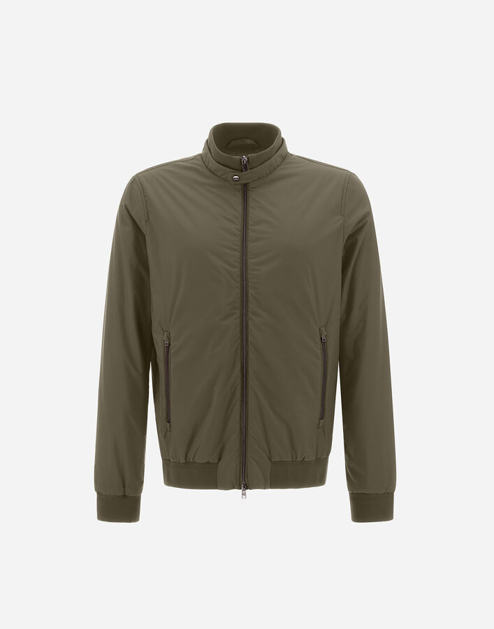 Herno ECOAGE HIGH-COLLAR BOMBER JACKET  GI000414U12456Z7720