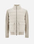 Herno BOMBER JACKET IN CASHMERE, SILK AND KNIT  PI001182U380871985