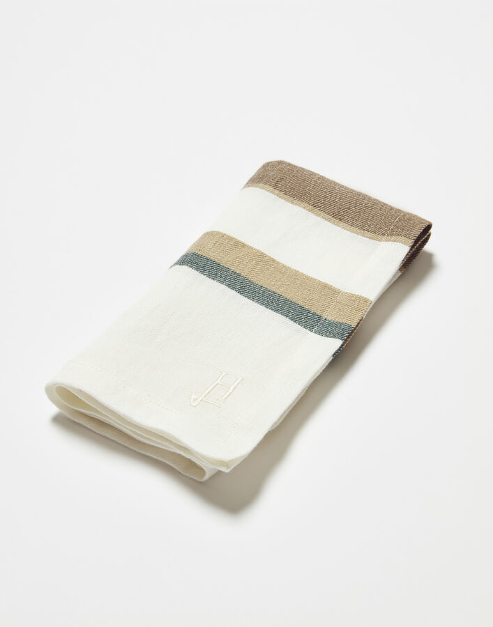 Herno STRIPED LINEN NAPKINS - SET OF 2  NAPKINS9999LINO2240