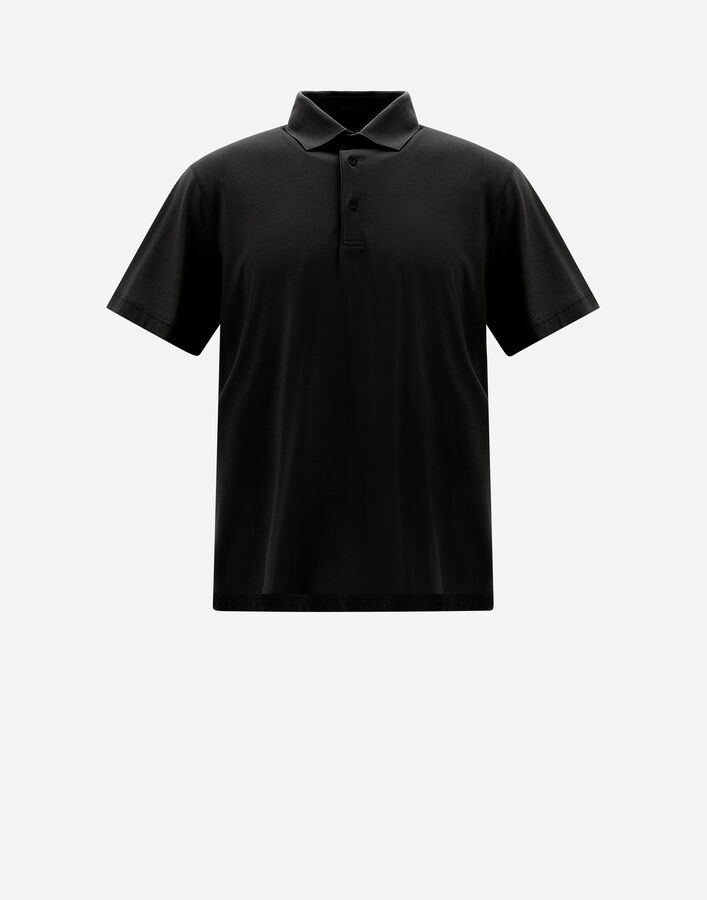Herno POLO SHIRT IN CREPE JERSEY  JPL00115U520059300