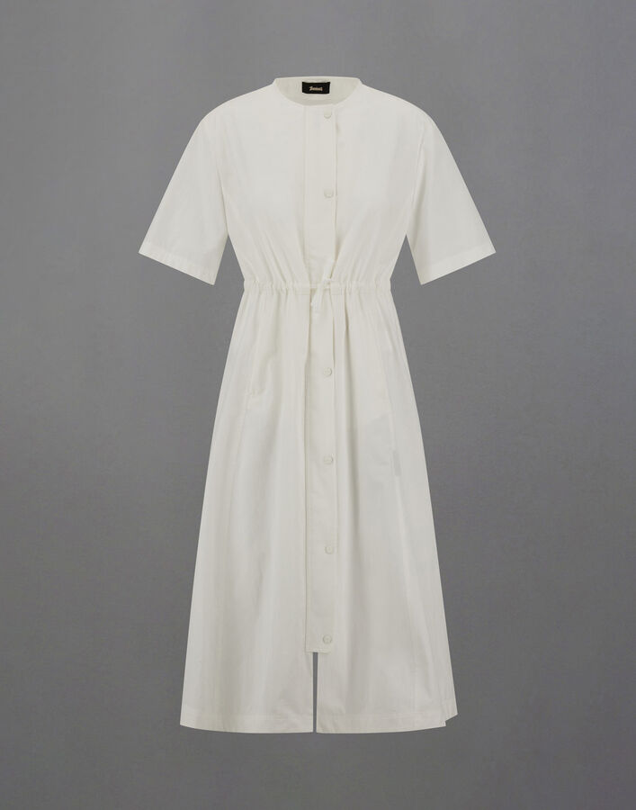 Herno LAMINAR DRESS IN TECH-COTTON TWILL  AB00011DL132851006