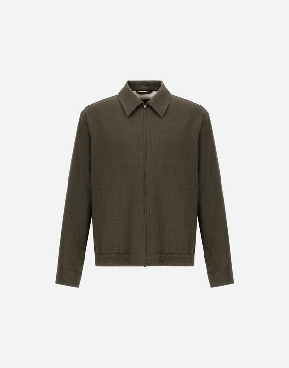 Herno SHACKET IN SLUBBING LINEN  GI000642U17155S7780