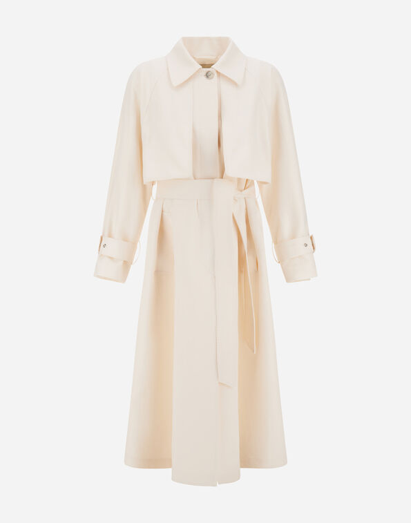 Herno TRENCH COAT IN FRESH CRINKLE WOVEN  IM000196D128791200