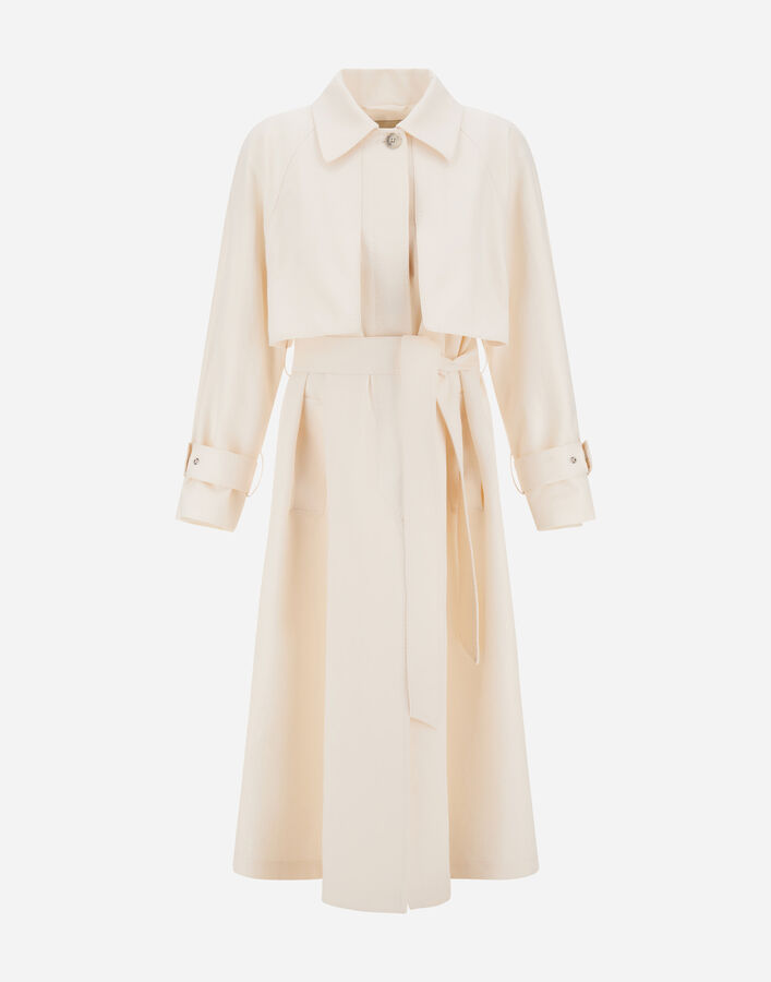 Herno TRENCH COAT IN FRESH CRINKLE WOVEN  IM000196D128791200
