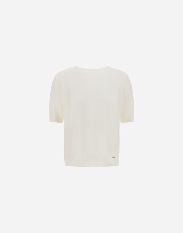 Herno STOCKING-STITCH EXTRAFINE WOOL T-SHIRT  MG000255D703731010