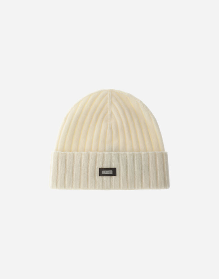 Herno ENGLISH RIB CASHMERE BEANIE  BER00058U710501200
